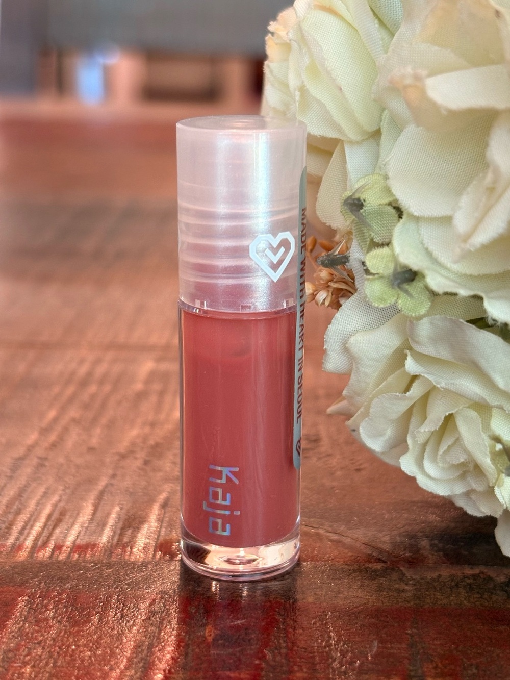 NEW Kaja JUICY GLASS Lip OIL Mini in FIG SMOOTHIE {Dusty Rose}